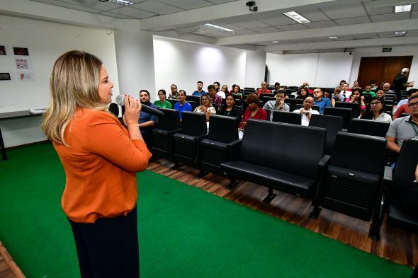 Prefeitura de Cuiab | Servidores da Prefeitura participam de palestra sobre gesto patrimonial da administrao pblica promovida pela Ministrio Pblico