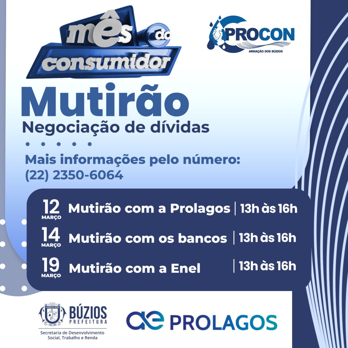 PROCON promove Mês do Consumidor com mutirão de renegociação de dívidas