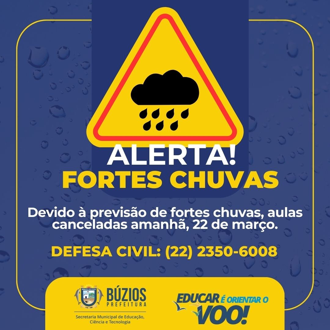 Prefeitura de Búzios decreta Ponto Facultativo nas escolas da rede municipal nesta sexta-feira (22)